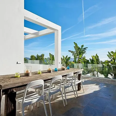 Villa Larosa With Seaview In Ibiza Es Cubells