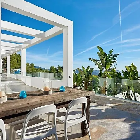 Villa Larosa With Seaview In Ibiza Es Cubells